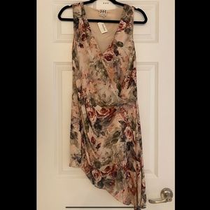 NWT Haute Hippie Silk Floral Dress Size XS
